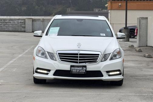 Arctic White 2012 Mercedes-Benz E-Class E 350 Luxury