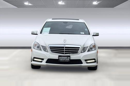 Arctic White 2012 Mercedes-Benz E-Class E 350 Luxury