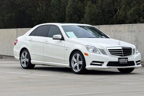 Arctic White 2012 Mercedes-Benz E-Class E 350 Luxury