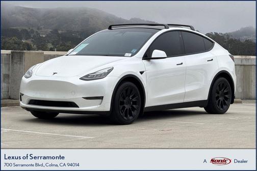 Pearl White Multi-Coat 2021 Tesla Model Y Long Range Dual Motor All-Wheel Drive