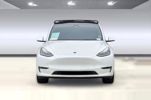 Pearl White Multi-Coat 2021 Tesla Model Y Long Range Dual Motor All-Wheel Drive