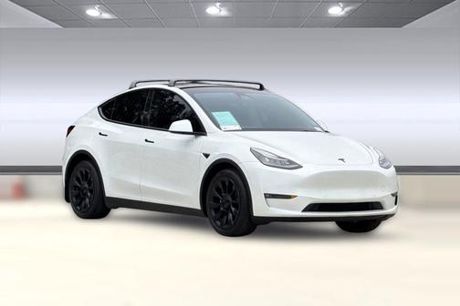 Pearl White Multi-Coat 2021 Tesla Model Y Long Range Dual Motor All-Wheel Drive
