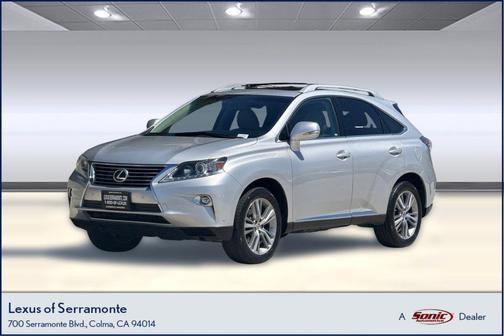 Silver Lining Metallic 2015 Lexus RX 350 Base