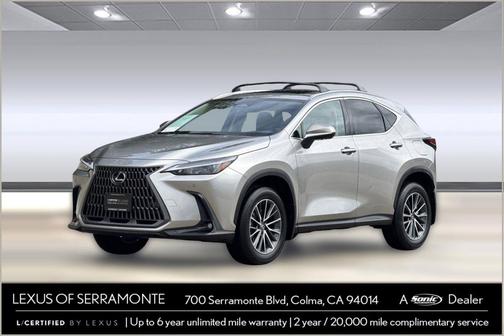 Atomic Silver 2025 Lexus NX 350h Premium