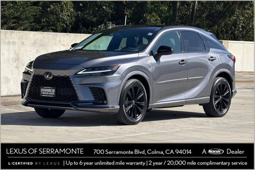 Nebula Gray Pearl 2023 Lexus RX 500h F SPORT Performance