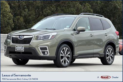 Jasper Green Metallic 2021 Subaru Forester Limited