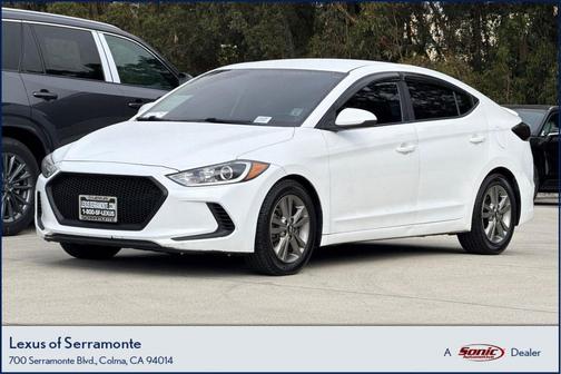 Quartz White Pearl 2018 Hyundai ELANTRA SEL
