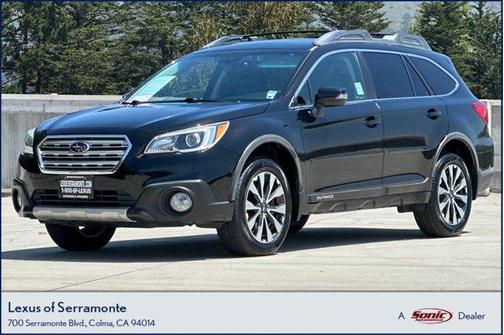 Crystal Black Silica 2015 Subaru Outback 3.6R Limited