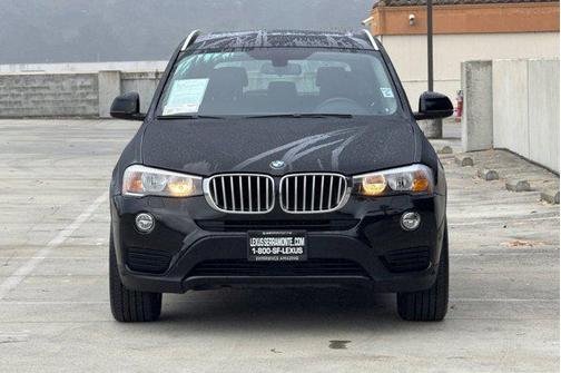 Black 2016 BMW X3 xDrive28i