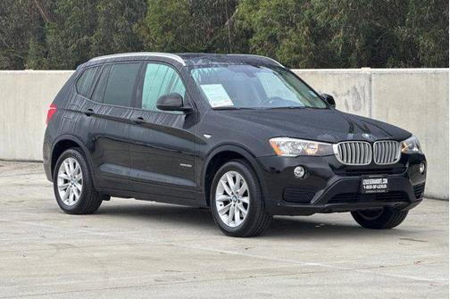 Black 2016 BMW X3 xDrive28i