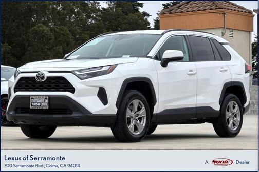 White 2022 Toyota RAV4 XLE