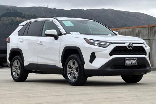 White 2022 Toyota RAV4 XLE