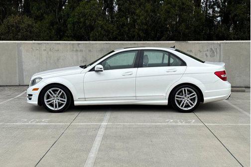 Polar White 2014 Mercedes-Benz C-Class C 250 Sport