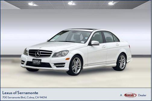 Polar White 2014 Mercedes-Benz C-Class C 250 Sport