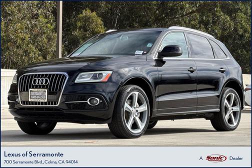 Black 2015 Audi Q5 3.0T Premium Plus