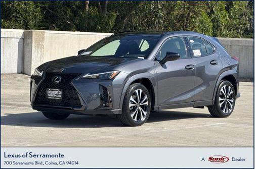 Cloudburst Gray w/Obsidian Roof 2026 Lexus UX 300h F SPORT Design