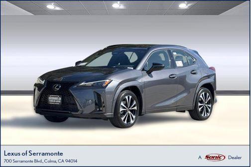 Cloudburst Gray w/Obsidian Roof 2026 Lexus UX 300h F SPORT Design