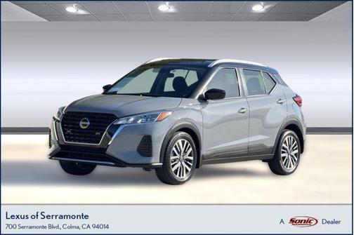 Gray/Super Black 2023 Nissan Kicks SV