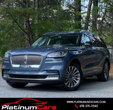 Ocean Drive Blue 2021 Lincoln Aviator Reserve AWD