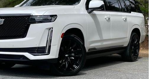 Crystal White Tricoat 2022 Cadillac Escalade ESV Sport