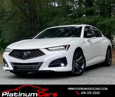Platinum White Pearl 2022 Acura TLX A-Spec