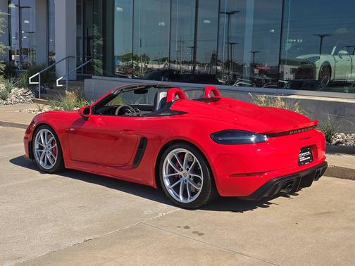 Guards Red 2023 Porsche 718 Spyder