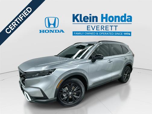 Solar Silver Metallic 2025 Honda CR-V Hybrid SUV