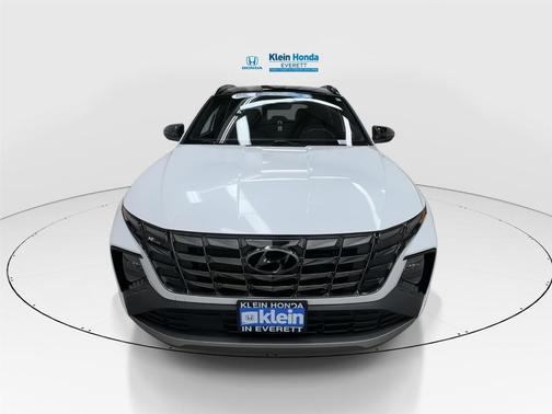 White Pearl 2024 Hyundai TUCSON Hybrid N Line