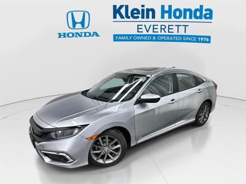 Lunar Silver Metallic 2019 Honda Civic EX