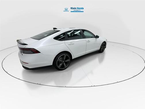 Platinum White Pearl 2026 Honda Accord Hybrid Sport