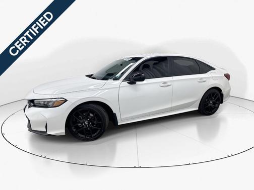 Platinum White Pearl 2026 Honda Civic Sport