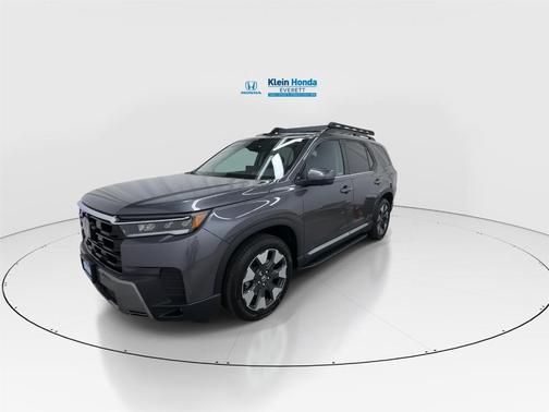 Modern Steel Metallic 2026 Honda Pilot Elite