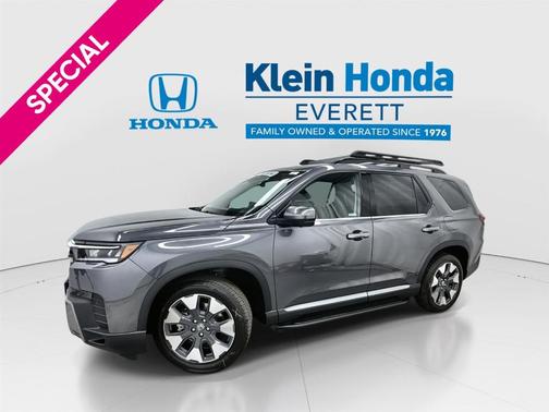Modern Steel Metallic 2026 Honda Pilot Elite