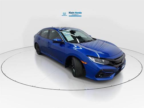 Aegean Blue Metallic 2020 Honda Civic EX