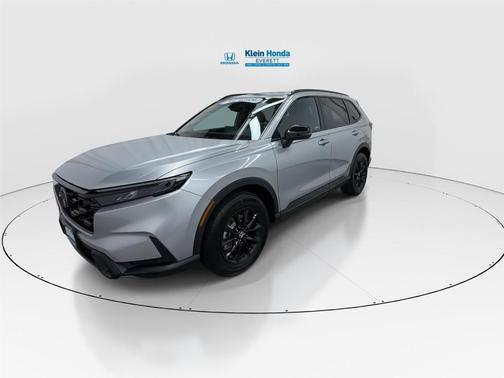 Solar Silver Metallic 2026 Honda CR-V Hybrid Sport-L