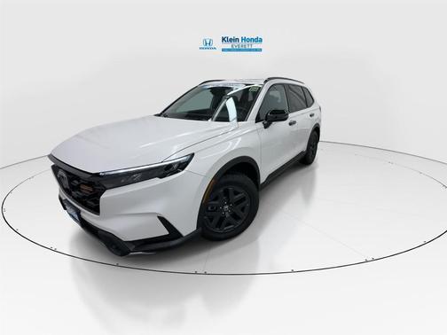 Platinum White Pearl 2026 Honda CR-V Hybrid TrailSport
