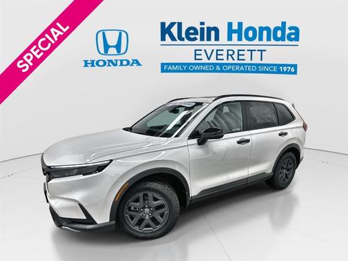 Platinum White Pearl 2026 Honda CR-V Hybrid TrailSport