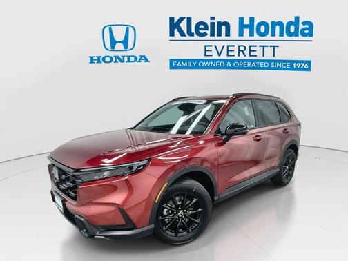 Radiant Red Metallic 2026 Honda CR-V Hybrid Sport
