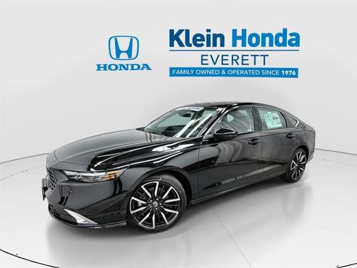 Crystal Black Pearl 2026 Honda Accord Hybrid Touring Sedan