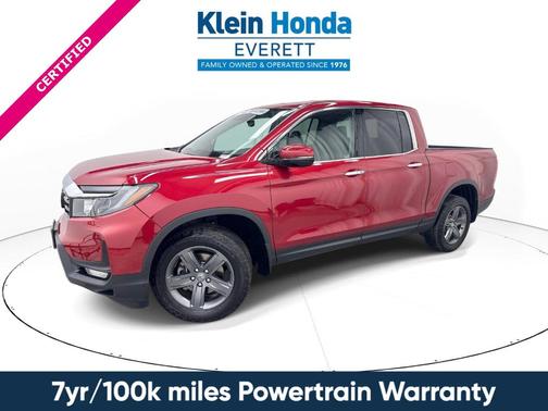 Radiant Red Metallic II 2023 Honda Ridgeline RTL-E