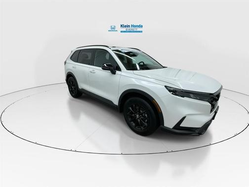 Platinum White Pearl 2026 Honda CR-V Hybrid Sport-L
