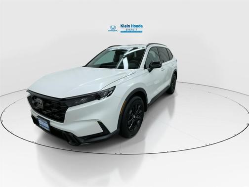 Platinum White Pearl 2026 Honda CR-V Hybrid Sport-L