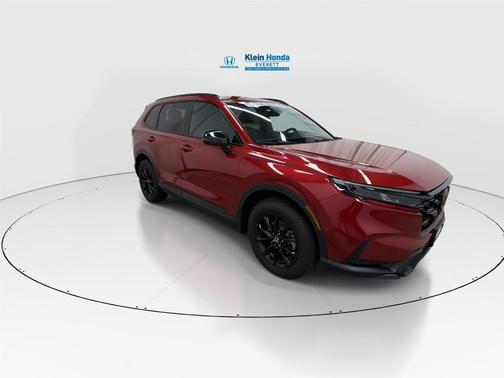 Radiant Red Metallic 2026 Honda CR-V Hybrid Sport