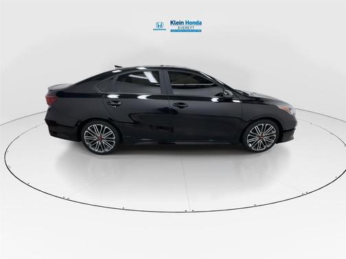 Aurora Black 2021 Kia Forte GT