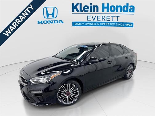 Aurora Black 2021 Kia Forte GT