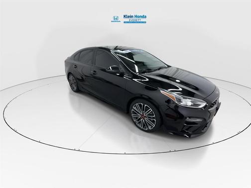 Aurora Black 2021 Kia Forte GT