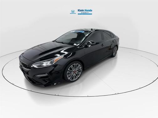 Aurora Black 2021 Kia Forte GT