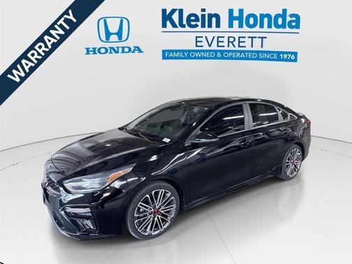 Aurora Black 2021 Kia Forte GT
