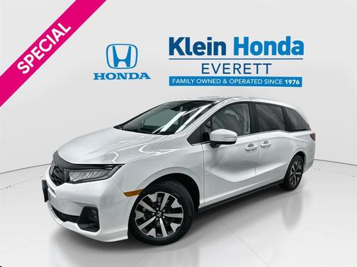 Platinum White Pearl 2026 Honda Odyssey EX-L Passenger Van