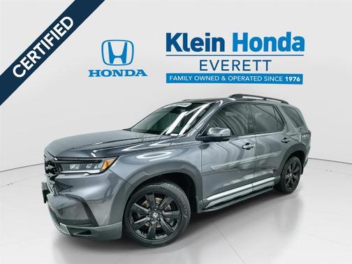 Modern Steel Metallic 2023 Honda Pilot Elite
